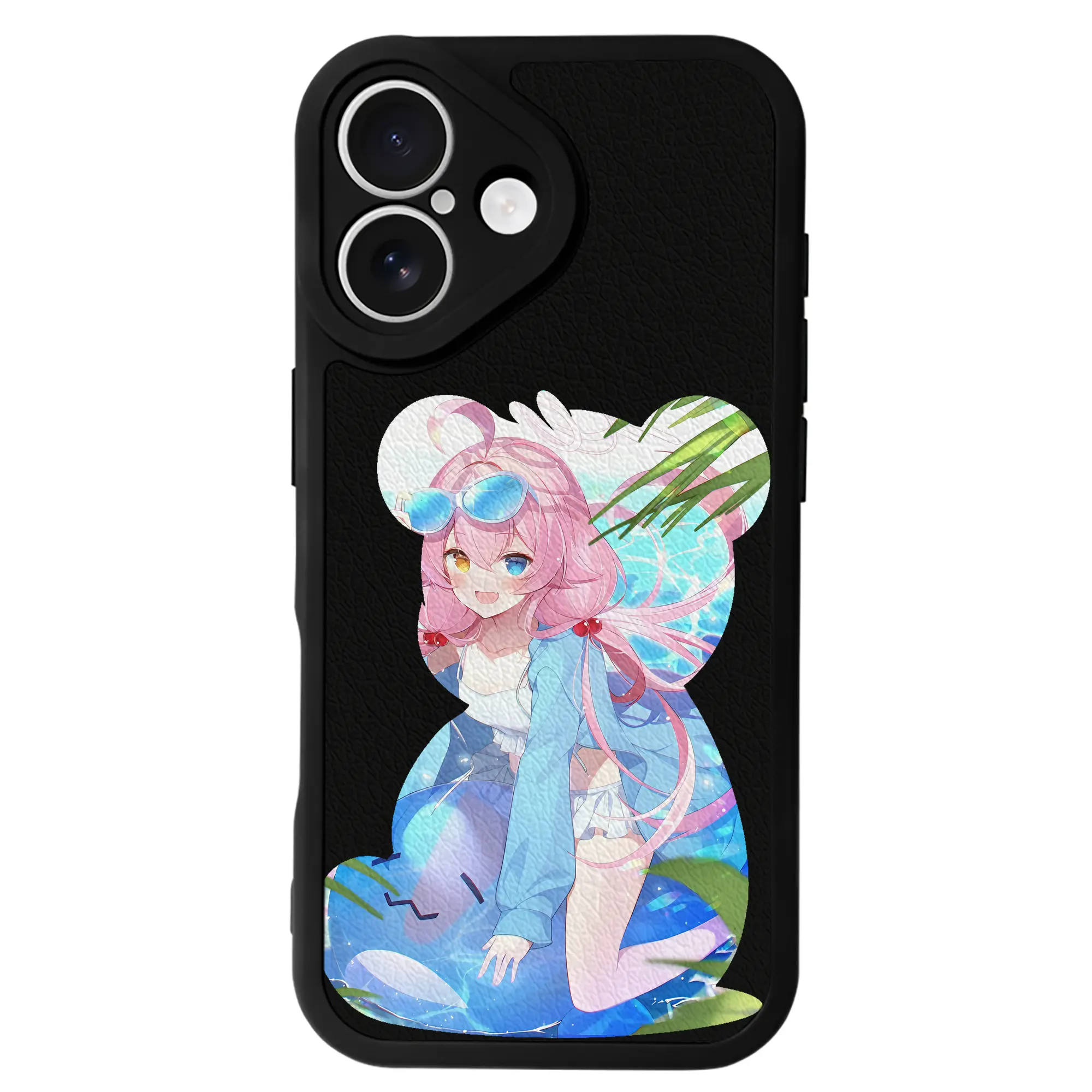 ブルーアーカイブ グッズ 小鳥遊ホシノ - IPhone 16シリーズ対応 ・ シリコンスマホケース ・ レザー調 ・ 高精度フィット ・ 耐衝撃 ・ ワイヤレス充電対応 ・ 精密カット